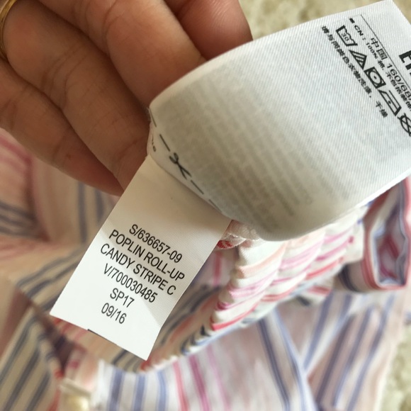 Gap Body Poplin Roll up PJ - Picture 4 of 4